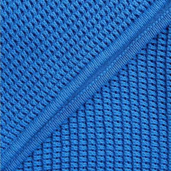 NWOT FRAME Crochet Shorts in Provence Blue - Picture 6 of 8